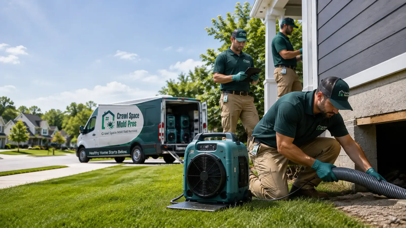 Crawl Space Mold Removal in Tolley, ND
